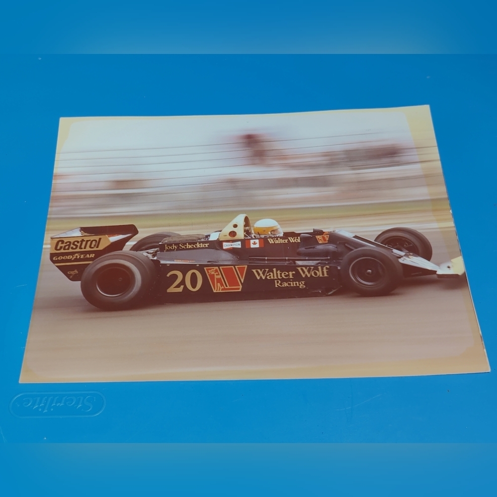 Original 1978 Walter Wolf Racing #20 F1 8x10 Photo Jody Scheckter Watkins Glen